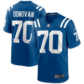 NFL Art Donovan Indianapolis Colts Game Retired Player Jersey - Royal