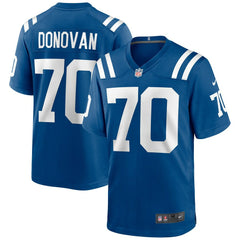 NFL Art Donovan Indianapolis Colts Game Retired Player Jersey - Royal