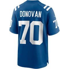 NFL Art Donovan Indianapolis Colts Game Retired Player Jersey - Royal