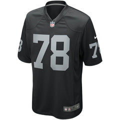NFL Art Shell Las Vegas Raiders Game Retired Player Jersey - Black