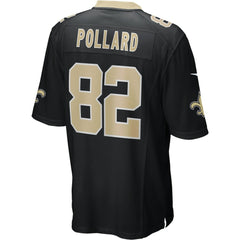 NFL Bob Pollard New Orleans Saints Game Retired Player Jersey - Black