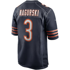 NFL Bronko Nagurski Chicago Bears Game Retired Player Jersey - Navy