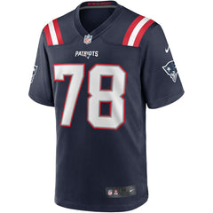 NFL Bruce Armstrong New England Patriots Game Retired Player Jersey - Navy