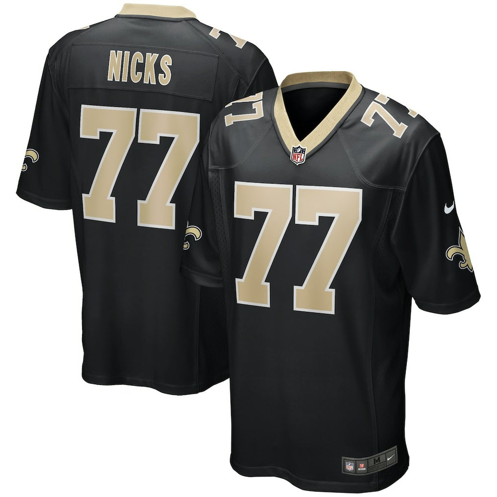 NFL Carl Nicks New Orleans Saints Game Retired Player Jersey - Black