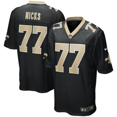 NFL Carl Nicks New Orleans Saints Game Retired Player Jersey - Black