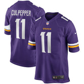 NFL Daunte Culpepper Minnesota Vikings Game Retired Player Jersey - Purple