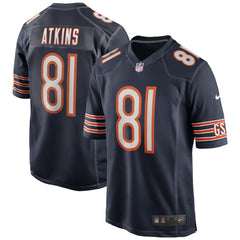 NFL Doug Atkins Chicago Bears Game Retired Player Jersey - Navy