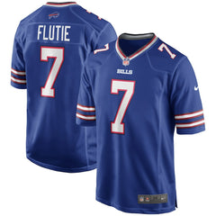 Doug Flutie Buffalo Bills Game Retired Player Jersey Royal
