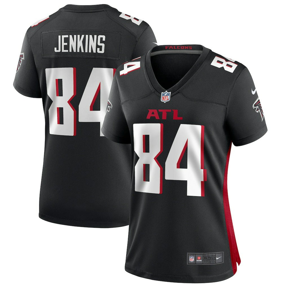 NFL Alfred Jenkins Atlanta Falcons Women's Game Retired Player Jersey - Black