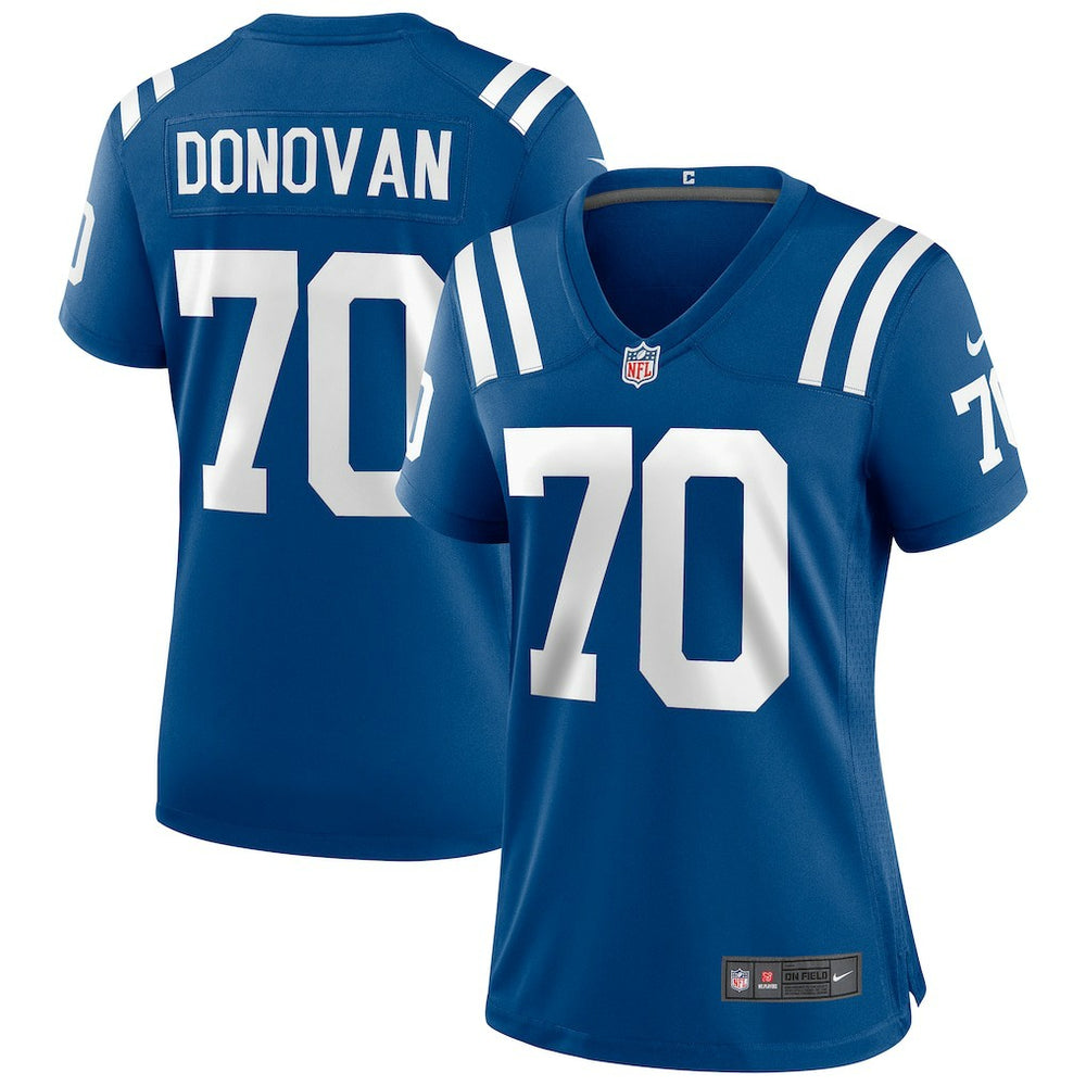 NFL Art Donovan Indianapolis Colts Women's Game Retired Player Jersey - Royal