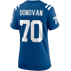NFL Art Donovan Indianapolis Colts Women's Game Retired Player Jersey - Royal