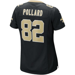 NFL Bob Pollard New Orleans Saints Women's Game Retired Player Jersey - Black