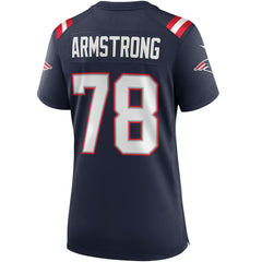 NFL Bruce Armstrong New England Patriots Women's Game Retired Player Jersey - Navy