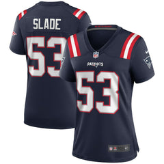 NFL Chris Slade New England Patriots Women's Game Retired Player Jersey - Navy