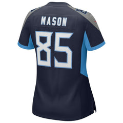 NFL Derrick Mason Tennessee Titans Women's Game Retired Player Jersey - Navy