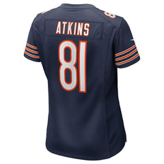 NFL Doug Atkins Chicago Bears Women's Game Retired Player Jersey - Navy