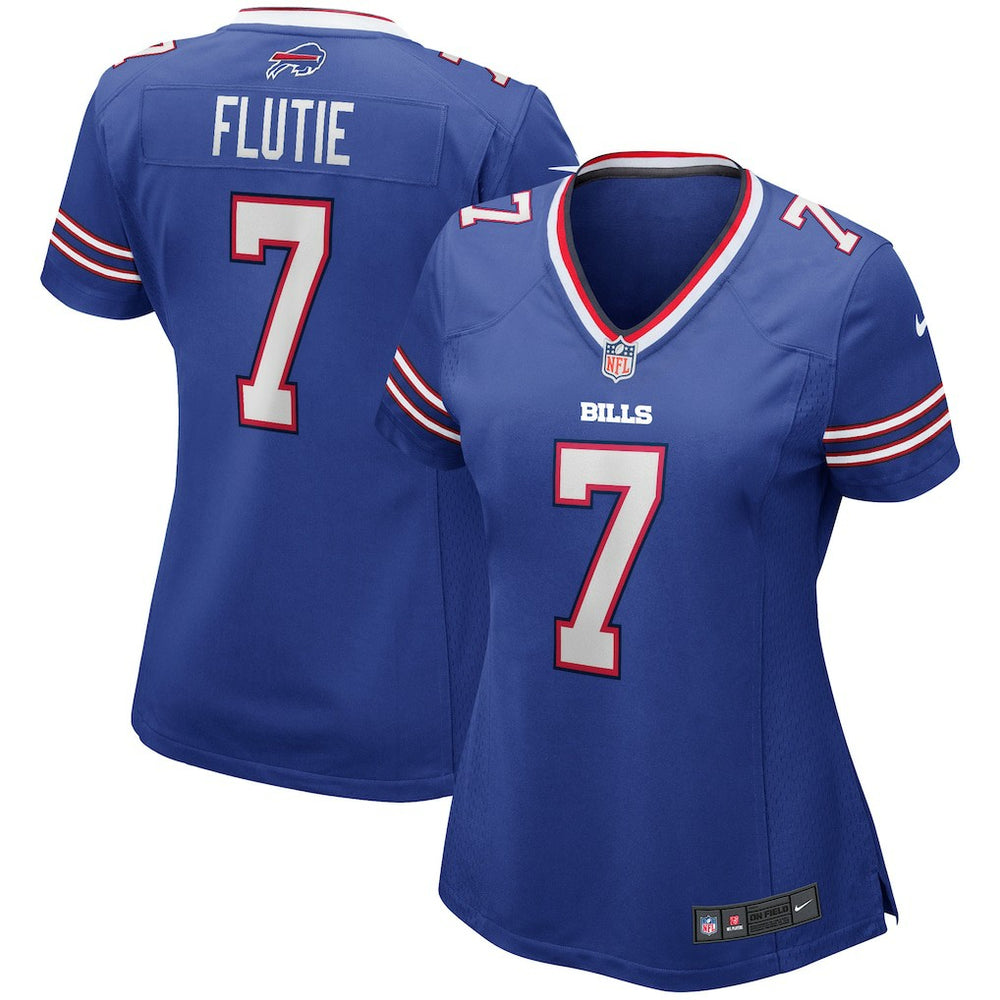 NFL Doug Flutie Buffalo Bills Women's Game Retired Player Jersey - Royal