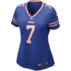 NFL Doug Flutie Buffalo Bills Women's Game Retired Player Jersey - Royal