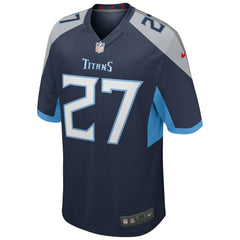 NFL Eddie George Tennessee Titans Game Retired Player Jersey - Navy