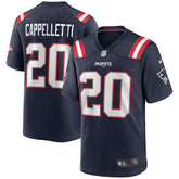 NFL Gino Cappelletti New England Patriots Game Retired Player Jersey - Navy