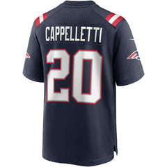 NFL Gino Cappelletti New England Patriots Game Retired Player Jersey - Navy