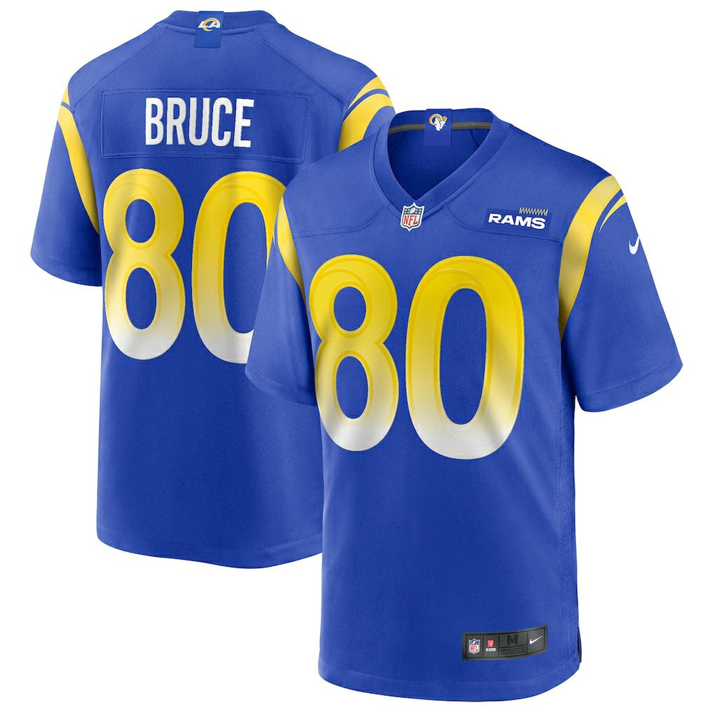 Isaac Bruce Los Angeles Rams Game Retired Player Jersey Royal