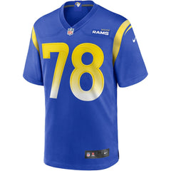NFL Jackie Slater Los Angeles Rams Game Retired Player Jersey - Royal