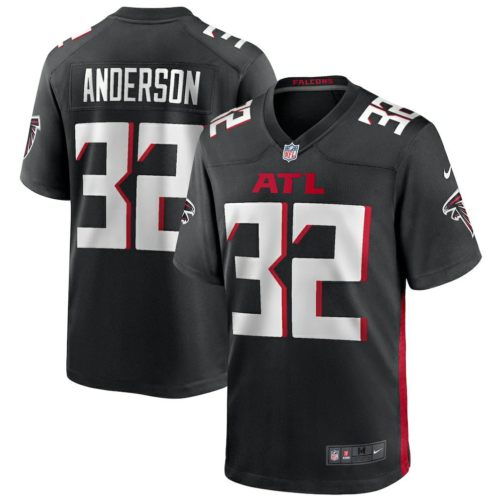 NFL Jamal Anderson Atlanta Falcons Game Retired Player Jersey - Black