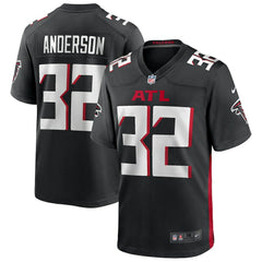 NFL Jamal Anderson Atlanta Falcons Game Retired Player Jersey - Black