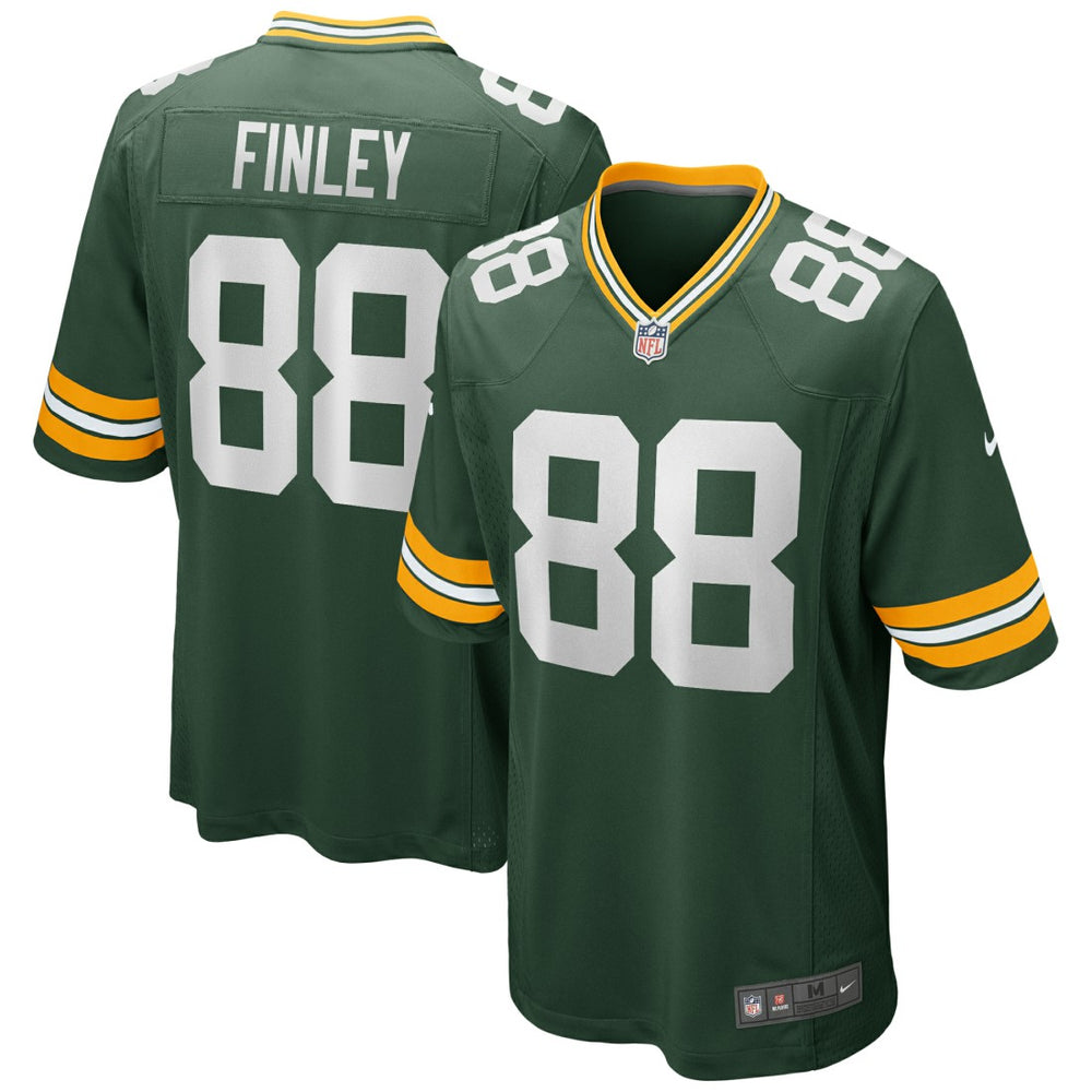 NFL Jermichael Finley Green Bay Packers Game Retired Player Jersey - Green