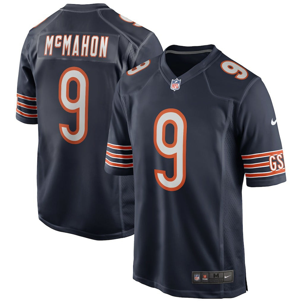 Jim McMahon Chicago Bears Game Retired Player Jersey Navy