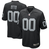 Jim Otto Las Vegas Raiders Game Retired Player Jersey Black