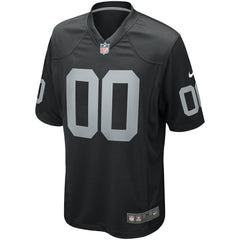 Jim Otto Las Vegas Raiders Game Retired Player Jersey Black