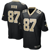 Joe Horn New Orleans Saints Game Retired Player Jersey Black