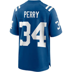 NFL Joe Perry Indianapolis Colts Game Retired Player Jersey - Royal