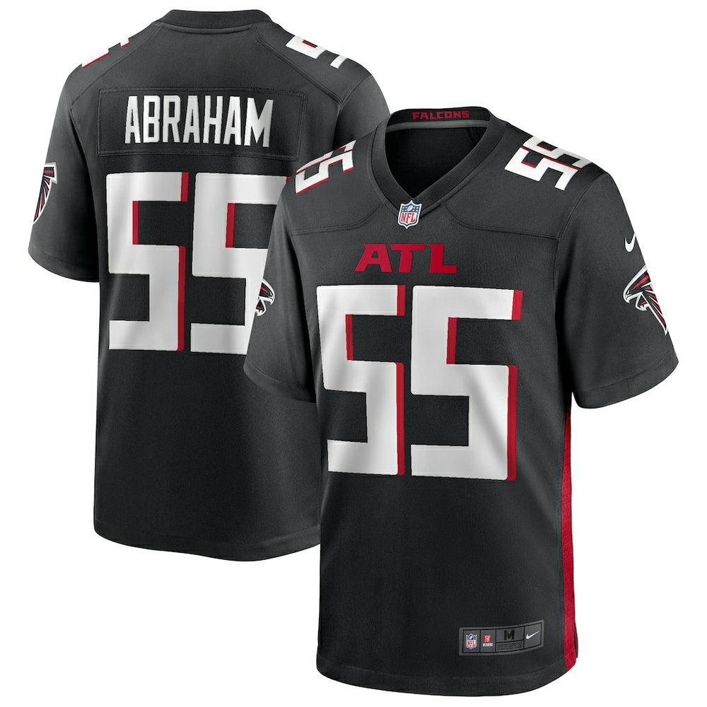 NFL John Abraham Atlanta Falcons Game Retired Player Jersey - Black