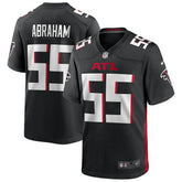 John Abraham Atlanta Falcons Game Retired Player Jersey Black