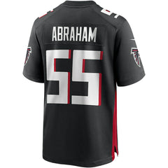 John Abraham Atlanta Falcons Game Retired Player Jersey Black