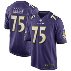 NFL Jonathan Ogden Baltimore Ravens Game Retired Player Jersey - Purple