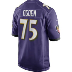 NFL Jonathan Ogden Baltimore Ravens Game Retired Player Jersey - Purple