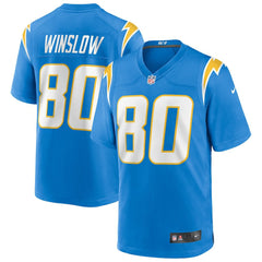 NFL Kellen Winslow Los Angeles Chargers Game Retired Player Jersey - Powder Blue