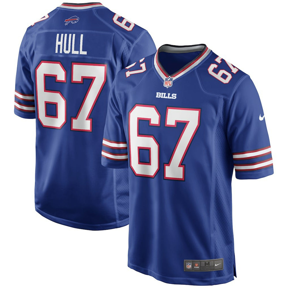 NFL Kent Hull Buffalo Bills Game Retired Player Jersey - Royal