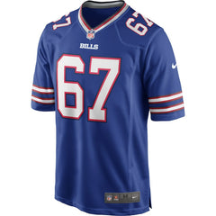 NFL Kent Hull Buffalo Bills Game Retired Player Jersey - Royal