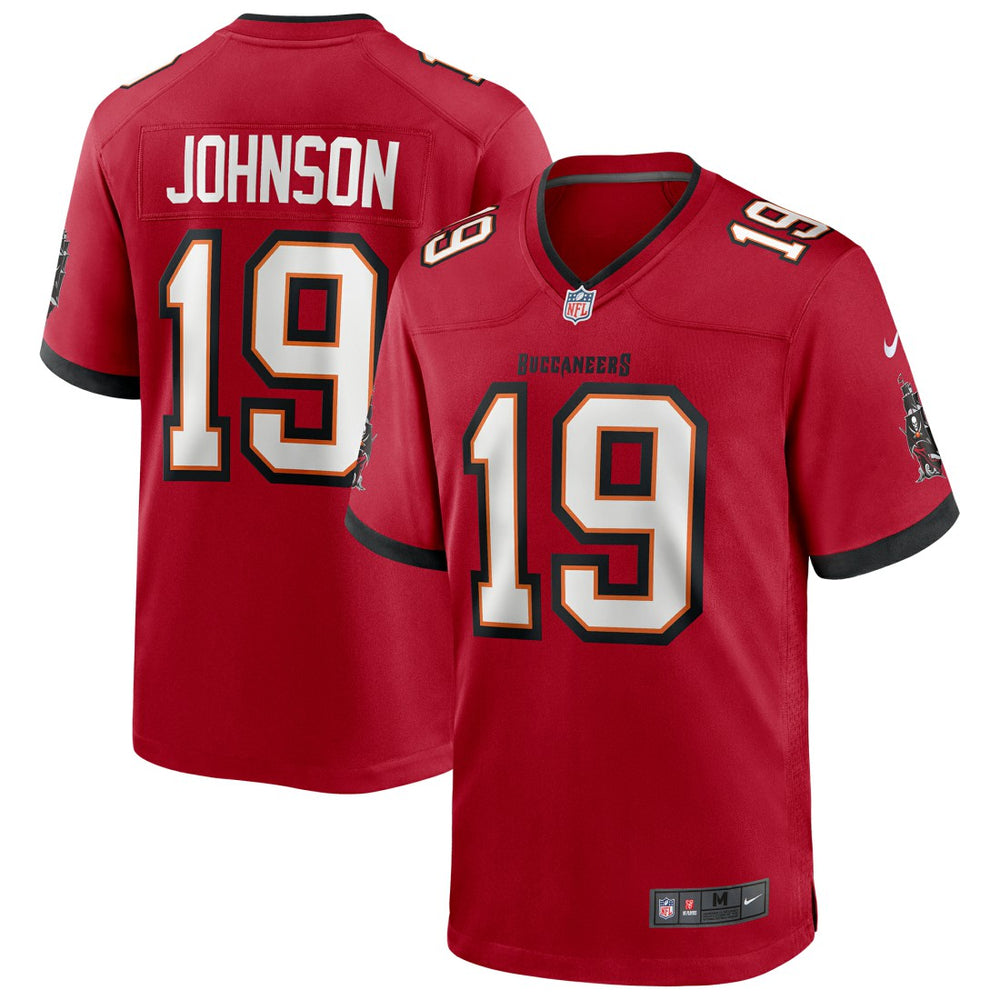NFL Keyshawn Johnson Tampa Bay Buccaneers Game Retired Player Jersey - Red