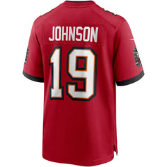 NFL Keyshawn Johnson Tampa Bay Buccaneers Game Retired Player Jersey - Red