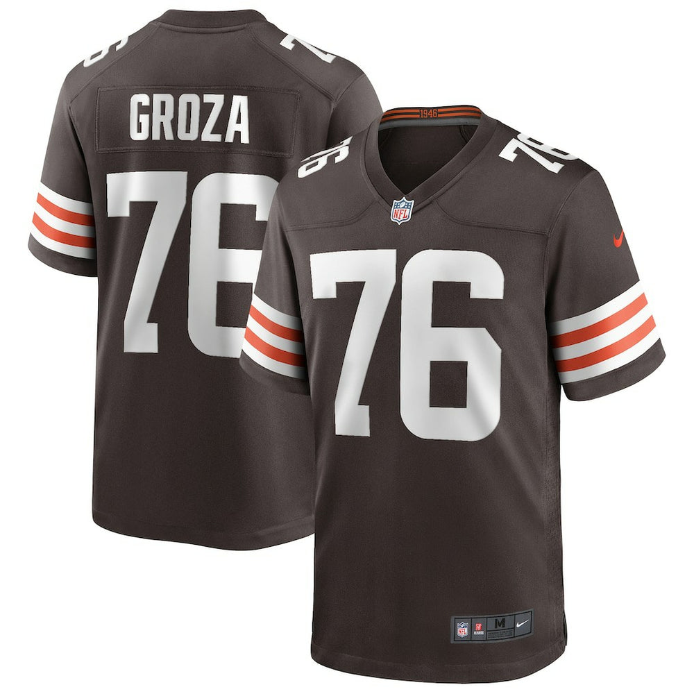 NFL Lou Groza Cleveland Browns Game Retired Player Jersey - Brown