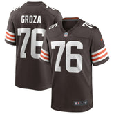 NFL Lou Groza Cleveland Browns Game Retired Player Jersey - Brown