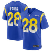 NFL Marshall Faulk Los Angeles Rams Game Retired Player Jersey - Royal