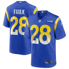 NFL Marshall Faulk Los Angeles Rams Game Retired Player Jersey - Royal
