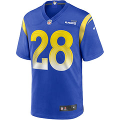 NFL Marshall Faulk Los Angeles Rams Game Retired Player Jersey - Royal